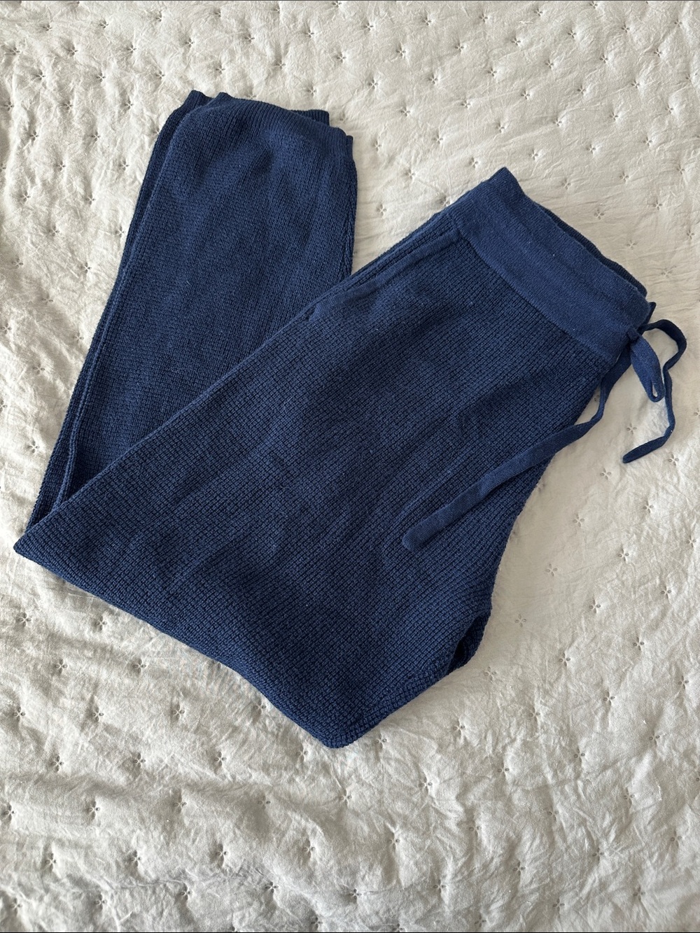 Vineyard Vines Navy Knit Drawstring Joggers